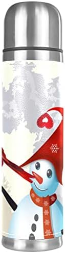 ספל קפה, תרמוס, ספל נסיעות קפה, תרמוס למשקאות חמים, תרמוס קפה, עץ חג המולד אדום ציפור אדום ירח שלג