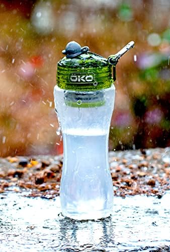 OKO H2O פילטר נייד לבקבוקי מים עם טכנולוגיית סינון מתקדמת של נאסא למים טהורים ובריאים