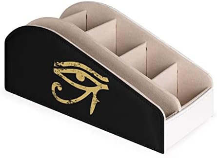 עין מצרית של הורוס טלוויזיה מחזיקי שלט רחוק מארגן תיבת עט עט עיפרון אחסון שולחן כתיבה עם 6 תא