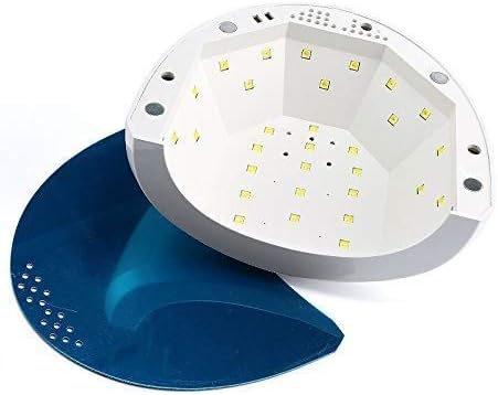 BHVXW UV LED מנורות ציפורניים ג'ל מייבש ציפורניים פולני 2 מקור אור 3 טיימרים חיישן אוטומטי