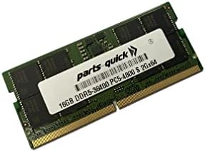 חלקים-זיכרון של 16 ג'יגה-בייט עבור HP Zbook Firefly 16 אינץ 'G9 תחנת עבודה ניידת תואמת DDR5-4800 PC5-38400 SODIMM RAM