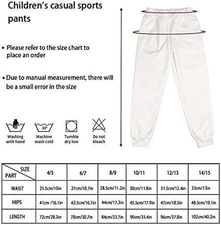ילדים משנינים אימונים פעילים מכנסיים עם מכנסי טרנינג נוחים בכיס נוחים בתוספת גודל